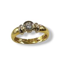 Anello Gianni Pace Donna Solitari in Oro giallo Diamante 0.23 Ct GPGSLG6 - GPGSLG6